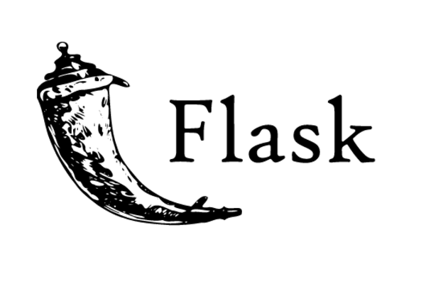 The logo for the Flask Python web development library.